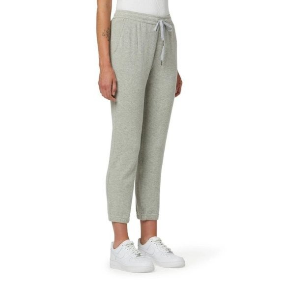 HUDSON JEANS Knit Trouser Jogger Pants Light Oatmeal Heather NWT Large - Picture 5 of 5